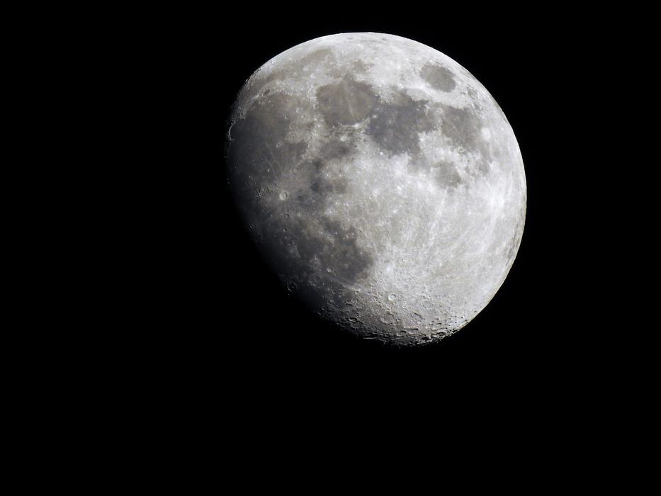 big moon white beautiful night