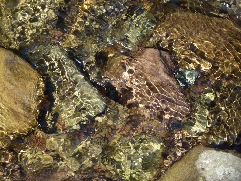 rocks water colorful beautiful