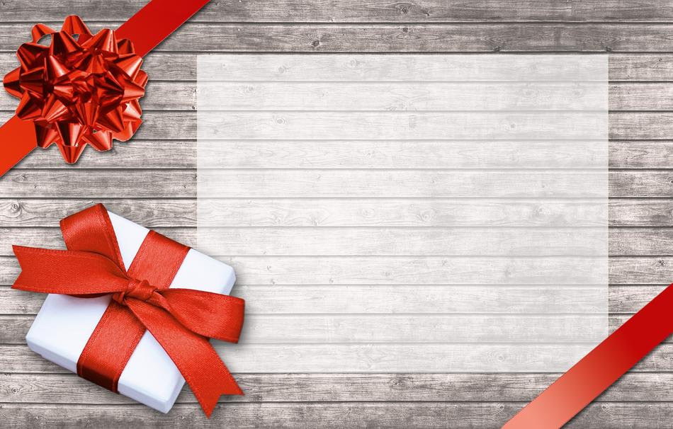 paper gifts red white