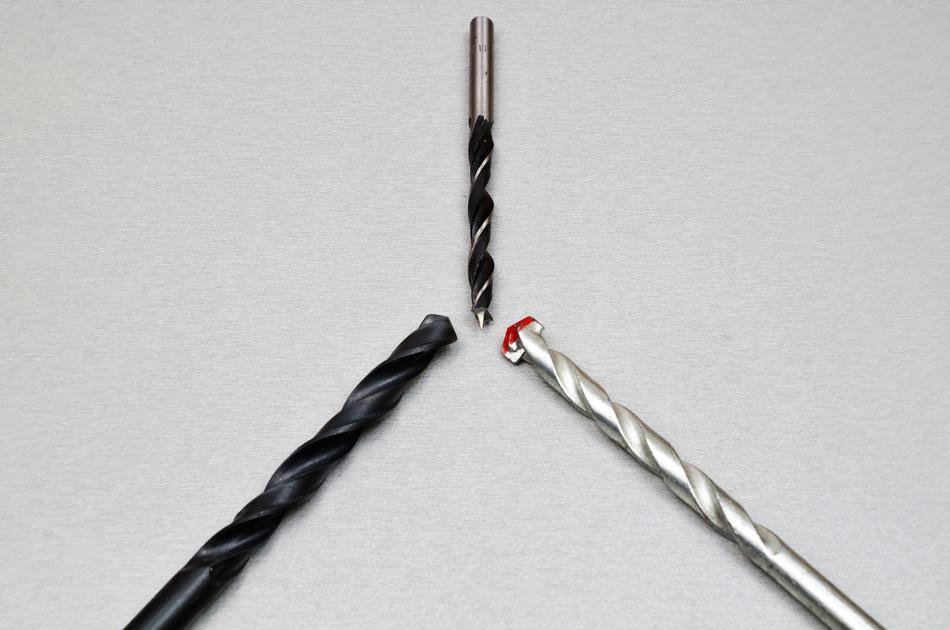 three twist drills