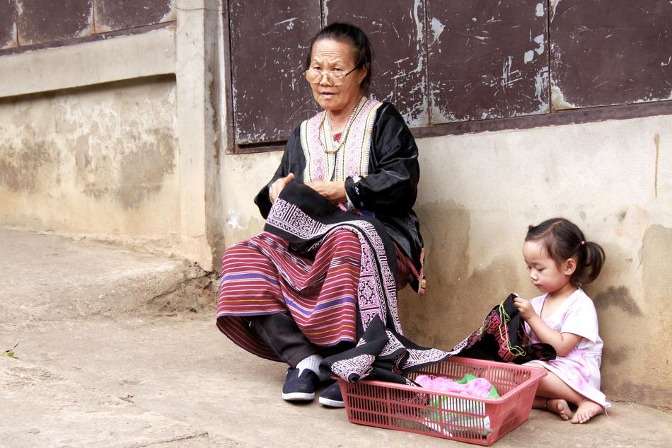 Grandma Working Thailand