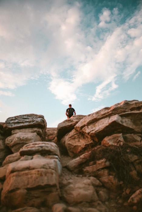 Rock Formation person