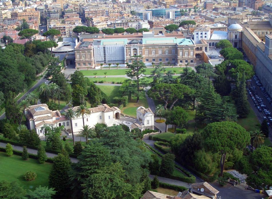 Rome Vatican Gardens Pope