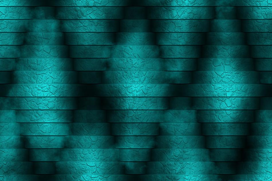 background stone carved blue neon
