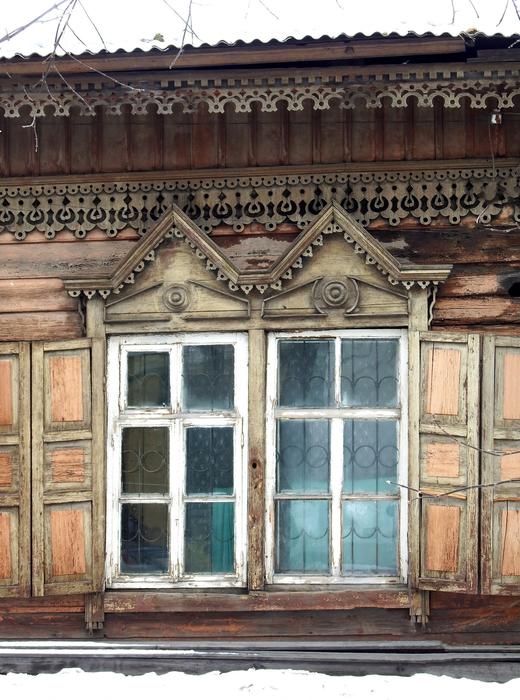 Window Shutters Carving facade