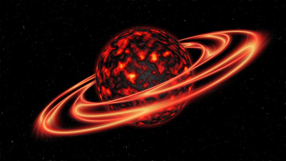 art astronomy background red planet