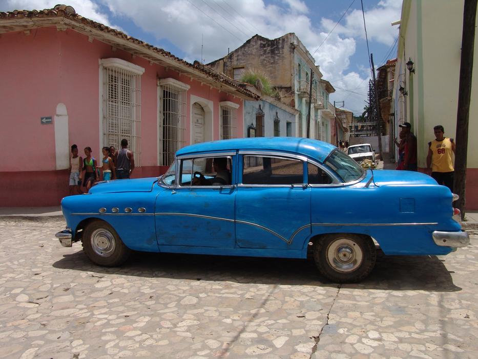 Car Cuba Blue Classic