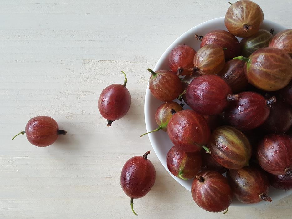 sour berries in a plate