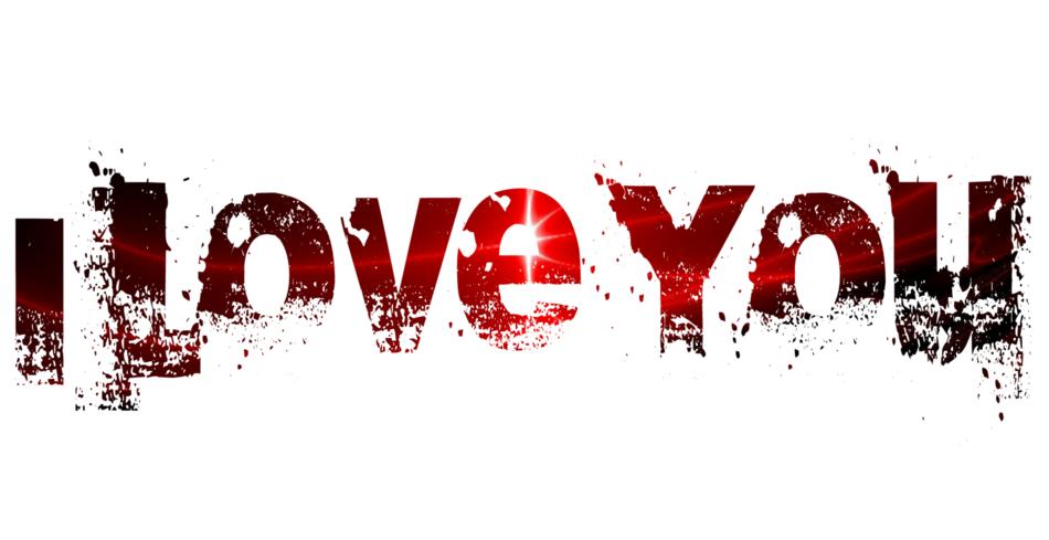 red lettering