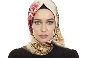 adorable headscarf girl