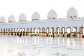architecture is white and beautiful
