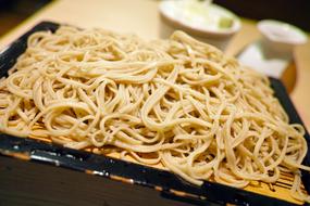 delicious vermicelli on a tray