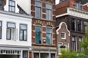 photo of the facades of European houses