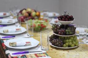 Tasty sweet fruit on the table