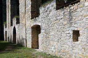 architectural old castle building