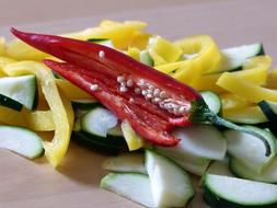 hot peppers