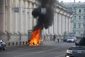 Fire Moscow Police