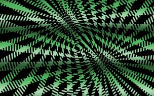 rays spirals as a green background