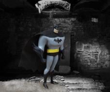 Batman, Superhero in Dark abandoned building
