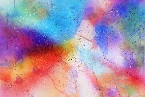 background art abstract watercolor red blue