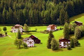 Houses on Mountain Baita