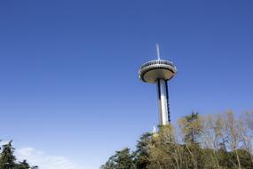 Lighthouse Faro De Moncloa in Madrid