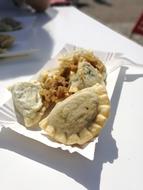 meat dumplings in a bowl