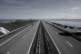 Dam Afsluitdijkdam Holland