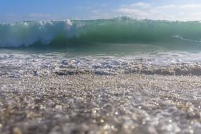 Wave Water closeup view