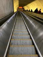 grey Escalator Subway