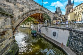 Prague Bridge Tourist