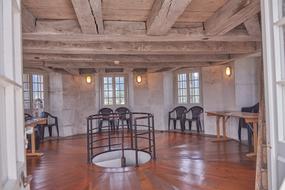 old Spiral Staircase in building