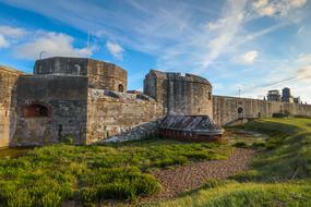 photo of the walls of a historic building in England