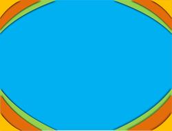 shapes graphic blue orange red