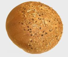 Crunchy baked goods with sesame seeds