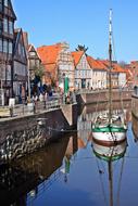 Building Architecture Mirroring water boat