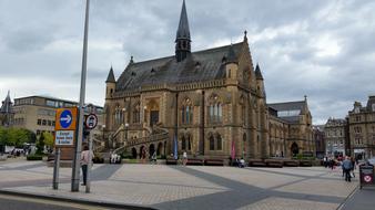 square in front of st andrews church in scotland