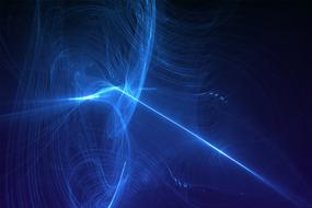 blue light in darkness, Abstract Background