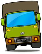 drawing of a funny truck