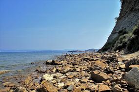 Slovenia Beach Rocky