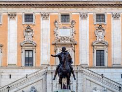 Europe Rome architecture and statue