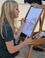 Caricature Artist Sketch
