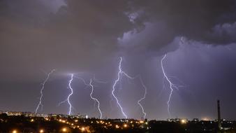 Lightning Zipper and Thunderstorm