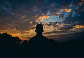 Sky Cloud Man shadow