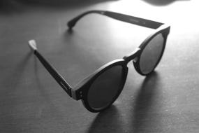 Black White photo of Glasses eyewear