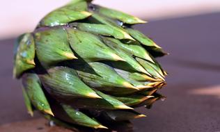 green healthy artichoke