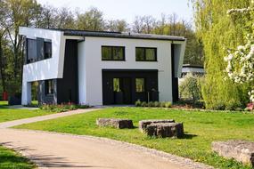 House Architecture Building and garden