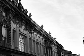 Architecture Building black white