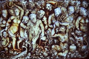Devil Orgy Statues
