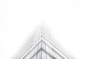 painted angle of skyscraper